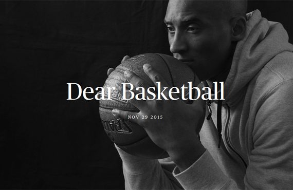Dear Basketball - Kobe Bryant